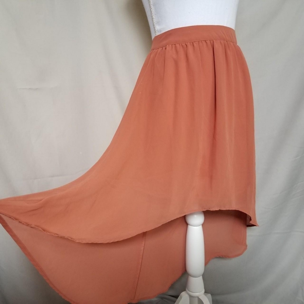 Elegant Women's High-Low Skirt Xs